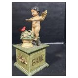 Cherub Cardinal Mechanical Bank.