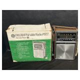 GE FM/AM Portable Radio P977 W/ Original Box