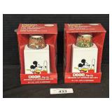 NOS Mickey Mouse Dixie Cup Bathroom Dispensers.