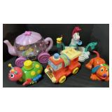 Play-Doh and Playschool Toys.