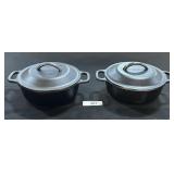 2 Cast Iron Lodge No.5 Dutch Ovens,
