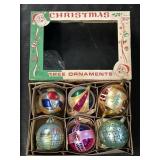 Vintage Large Mercury Glass Christmas Ornaments