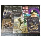 10 Metal Signs (Veteran, Patriotic, Warning).