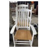 (2) Woven Bottom Rocking Chairs.