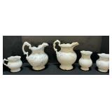 Royal China & Etruria Mellor Porcelain Pitchers.