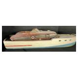 Chris Craft Wooden Model Ship.