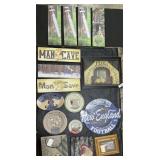 Painted Wooden Plates, Rustic Style Signs, Prints.