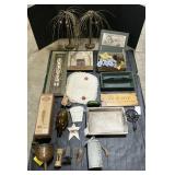Copper Funnel, Wooden Trays, Hummingbird Feeders.