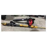 Craftsman Blower, AlloyMan Hedge Trimmer.