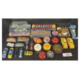 Vtg Tin Lithograph Cars, Vtg YoYos, Dominos.