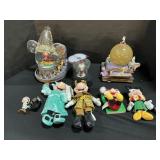 Mickey Mouse Disney Snow Globes & Stuffies.
