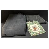 Couch Cover, Longaberger Bag, Table Runner.