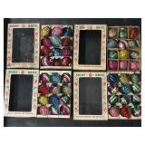 Vtg Shiny Brite Mercury Glass Ornaments.