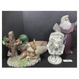 Ceramic Animal & Religious Figurines.