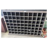 Antique Wooden Pigeonhole Storage Cabinet.