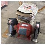 8in Bench Grinder & Wheels.