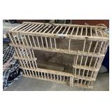 Vtg Wooden Chicken Coop.