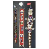 African Yoruba Beaded Banners & Diviner Sashes.