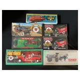 Ertl Die Cast Texaco Trucks & Coin Banks.
