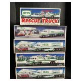 Hess Trucks, Tanker, Racers, Helicopter.