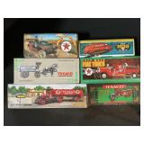 Ertl Die Cast Texaco Trucks & Coin Banks.