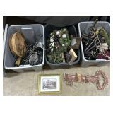 Rustic Signs, Plate Stands, Christmas Wreath.