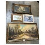 Large Landscape Print, Eagle, Religious Prints.