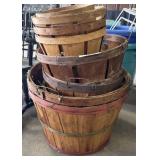 (13) Woven Bushel Baskets.