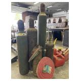 Oxy-Acetylene Bottles w/ Torch Hose.