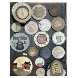 The Heartside Collection Painted Wooden Plates.
