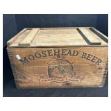 Moose Head Beer Canadian Lager Wooden Crate