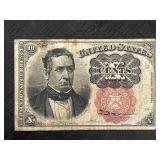 United States Fractional 10 Cent Currency.