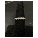 90% Platinum 10& Iridium Diamond Ring.