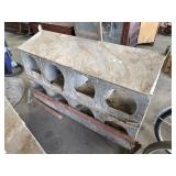 Vtg Galvanized Chicken Nesting Box.