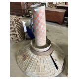 Vtg Galvanized Chicken Brooder & Purina Tube