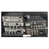 Vintage Galaxy, Cobra & Sears Mobile CB Radios.