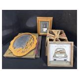 Large Lot Of Wall Art & Wooden Box.