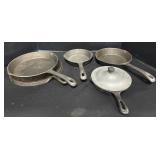 Lot Of Cast Iron Skillets.