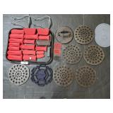 Lodge Cast Iron Hot Plates, Handle Holders.