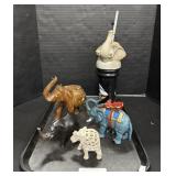 Elephant Cup & Statues.