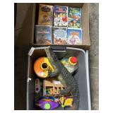 Mechanical Alligator, Toys, Disney VHS Tapes.