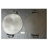 2 Lodge Cast Iron Pizza Pans