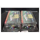 2 NOS Texas Hold ï¿½Em Poker Sets.