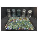 Large Lot Of Marbles.