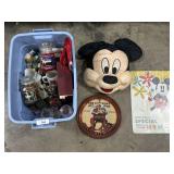 Snoopy Fire King Mugs, Candles, Mickey Mouse.