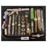Costume Jewelry, Wrist Watches.