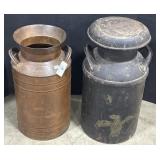 Early Milk Canister & Umbrella Holder.