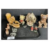 Nobeleans, & Narco Animal Figurines, Candle.