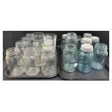 Large Lot Of Mason Jars & Cups.