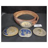 Fashion Belt Buckles & Leather Belt.